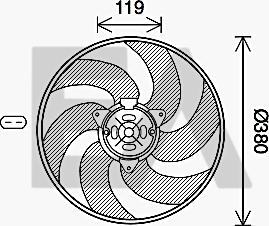 EACLIMA 33V10036 - Fen, radiator furqanavto.az