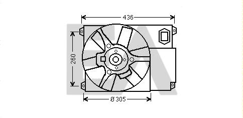 EACLIMA 33V10025 - Fen, radiator furqanavto.az