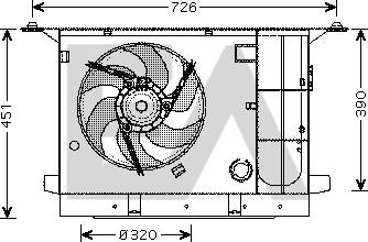 EACLIMA 33V10021 - Fen, radiator furqanavto.az