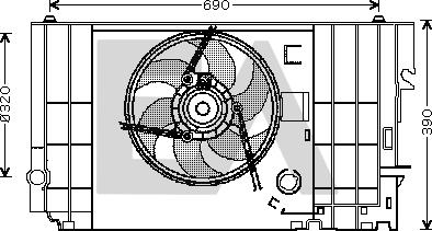 EACLIMA 33V10028 - Fen, radiator furqanavto.az