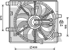 EACLIMA 33V18030 - Fen, radiator furqanavto.az