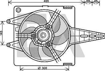 EACLIMA 33V25043 - Fen, radiator furqanavto.az