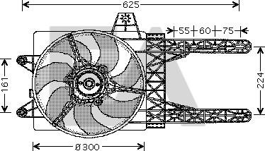 EACLIMA 33V25004 - Fen, radiator furqanavto.az