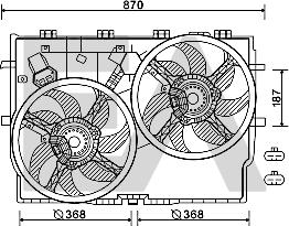 EACLIMA 33V25080 - Fen, radiator furqanavto.az