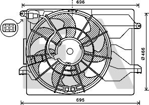 EACLIMA 33V28049 - Fen, radiator furqanavto.az