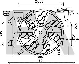 EACLIMA 33V28046 - Fen, radiator furqanavto.az