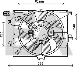 EACLIMA 33V28042 - Fen, radiator furqanavto.az