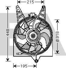 EACLIMA 33V28001 - Fen, radiator furqanavto.az