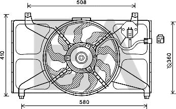 EACLIMA 33V28037 - Fen, radiator furqanavto.az