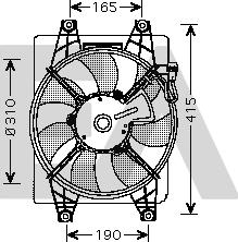 EACLIMA 33V28023 - Fen, radiator furqanavto.az