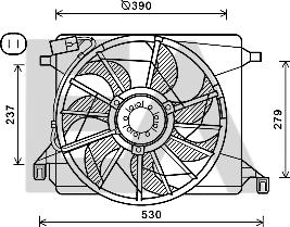 EACLIMA 33V22049 - Fen, radiator furqanavto.az