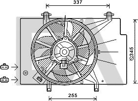 EACLIMA 33V22046 - Fen, radiator furqanavto.az