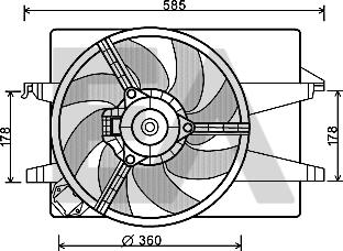 EACLIMA 33V22042 - Fen, radiator furqanavto.az