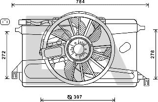 EACLIMA 33V22051 - Fen, radiator furqanavto.az