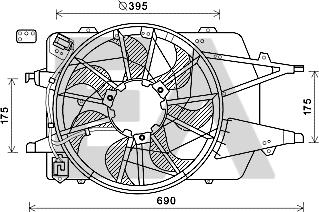 EACLIMA 33V22058 - Fen, radiator furqanavto.az