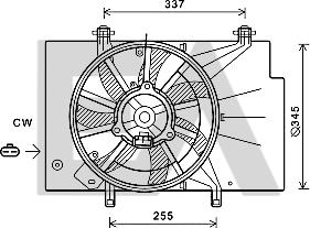 EACLIMA 33V22061 - Fen, radiator furqanavto.az