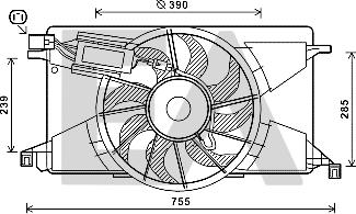 EACLIMA 33V22063 - Fen, radiator furqanavto.az