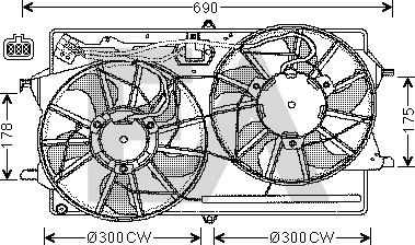 EACLIMA 33V22009 - Fen, radiator furqanavto.az