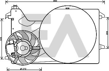 EACLIMA 33V22038 - Fen, radiator furqanavto.az