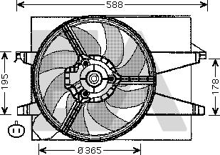 EACLIMA 33V22033 - Fen, radiator furqanavto.az