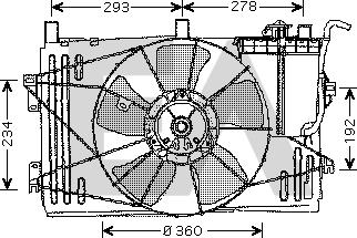 EACLIMA 33V71005 - Fen, radiator furqanavto.az