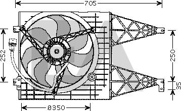 EACLIMA 33V77005 - Fen, radiator furqanavto.az