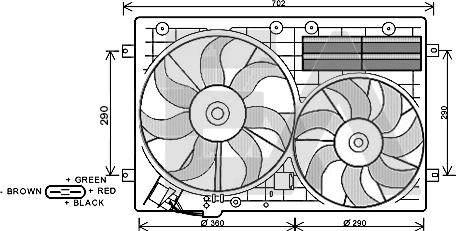 EACLIMA 33V77025 - Fen, radiator furqanavto.az