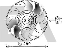 EACLIMA 33V77026 - Fen, radiator furqanavto.az