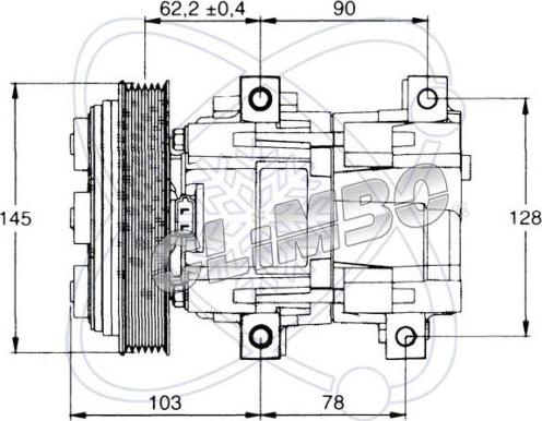EACLIMA 20V1011 - Kompressor, kondisioner furqanavto.az
