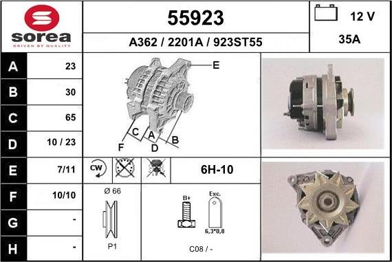 EAI 55923 - Alternator furqanavto.az