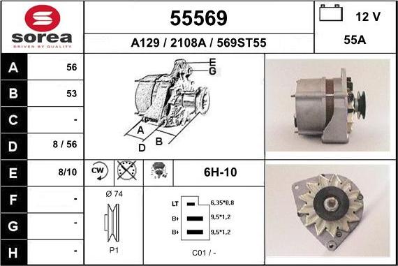 EAI 55569 - Alternator furqanavto.az