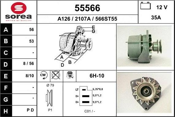 EAI 55566 - Alternator furqanavto.az