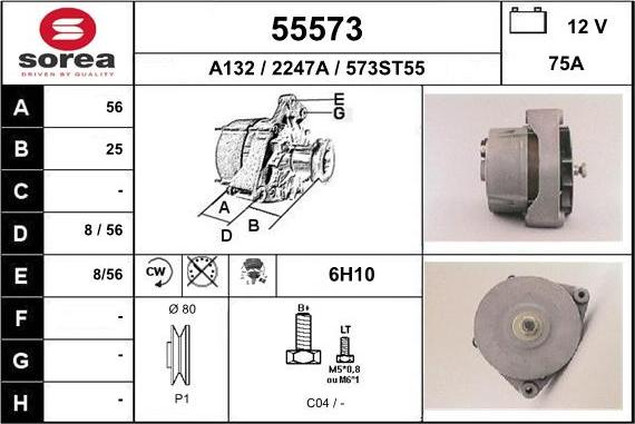 EAI 55573 - Alternator furqanavto.az