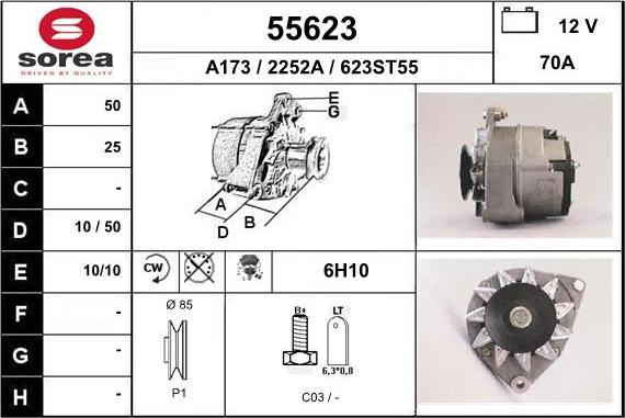 EAI 55623 - Alternator furqanavto.az