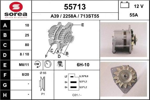 EAI 55713 - Alternator furqanavto.az