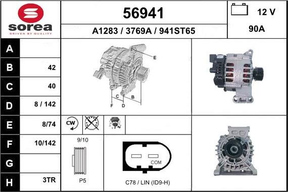 EAI 56941 - Alternator furqanavto.az