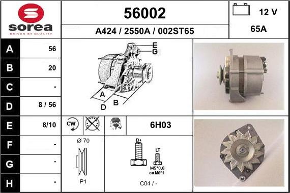 EAI 56002 - Alternator furqanavto.az