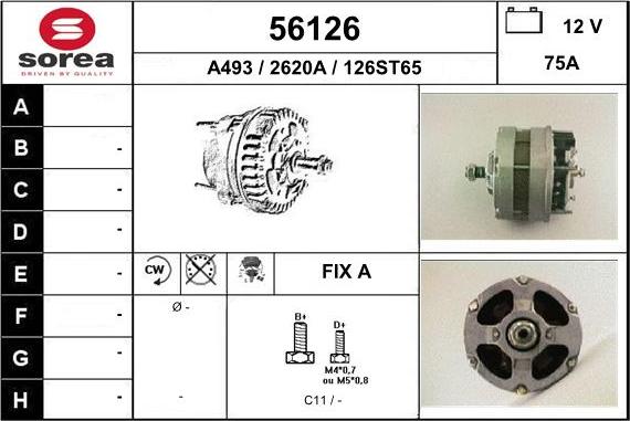 EAI 56126 - Alternator furqanavto.az