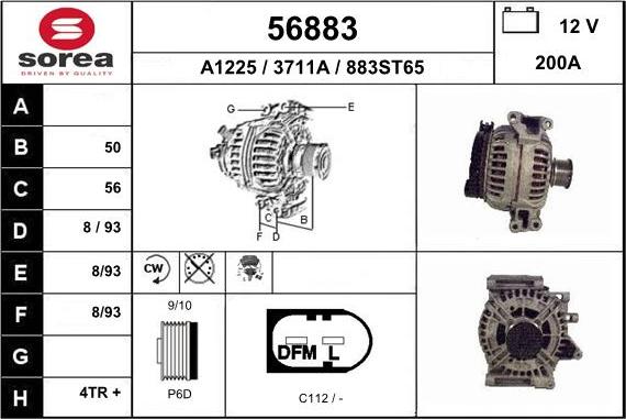 EAI 56883 - Alternator furqanavto.az