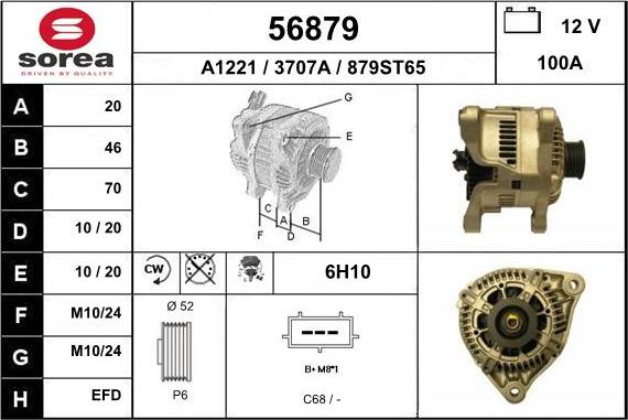 EAI 56879 - Alternator furqanavto.az