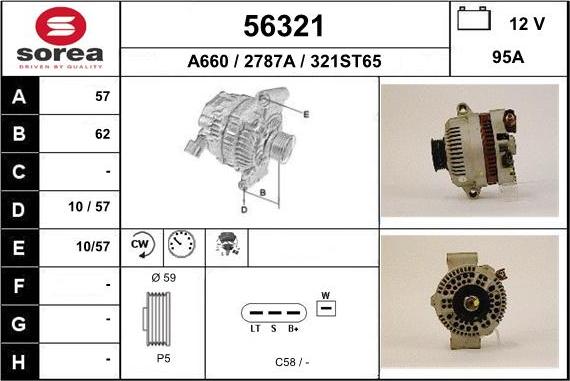 EAI 56321 - Alternator furqanavto.az