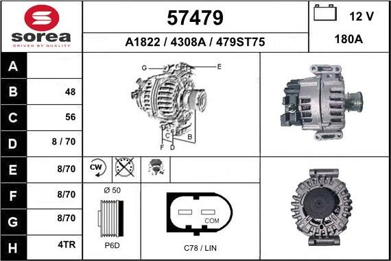 EAI 57479 - Alternator furqanavto.az