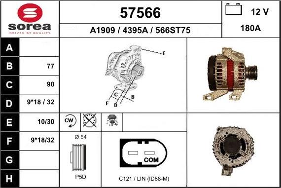 EAI 57566 - Alternator furqanavto.az