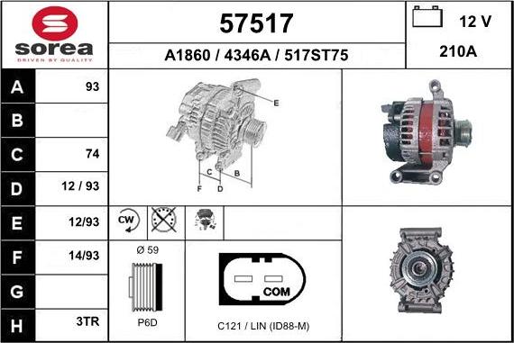 EAI 57517 - Alternator furqanavto.az