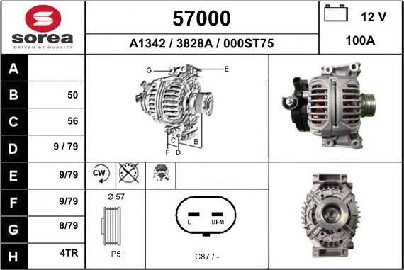 EAI 57000 - Alternator furqanavto.az