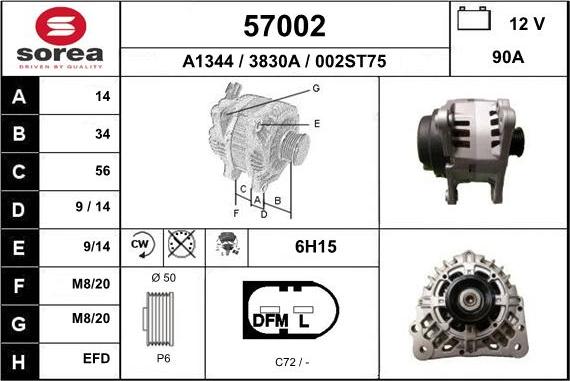 EAI 57002 - Alternator furqanavto.az