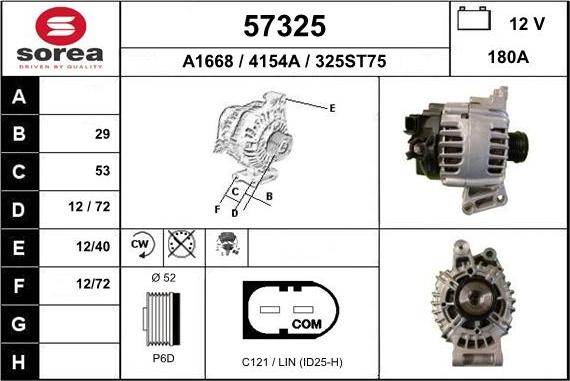 EAI 57325 - Alternator furqanavto.az