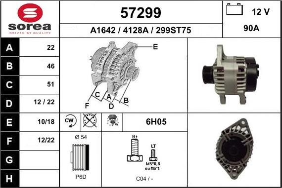 EAI 57299 - Alternator furqanavto.az