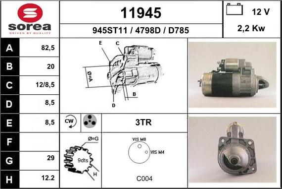 EAI 11945 - Başlanğıc furqanavto.az