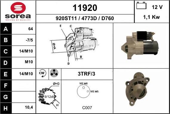 EAI 11920 - Başlanğıc furqanavto.az